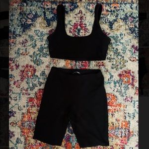 FASHION NOVA Biker Shorts Set